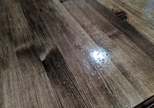 Roller Application of Stain for a Wood System