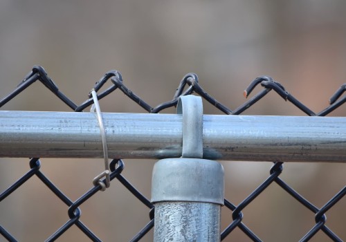 Installing Posts and Rails for Chain Link Fences